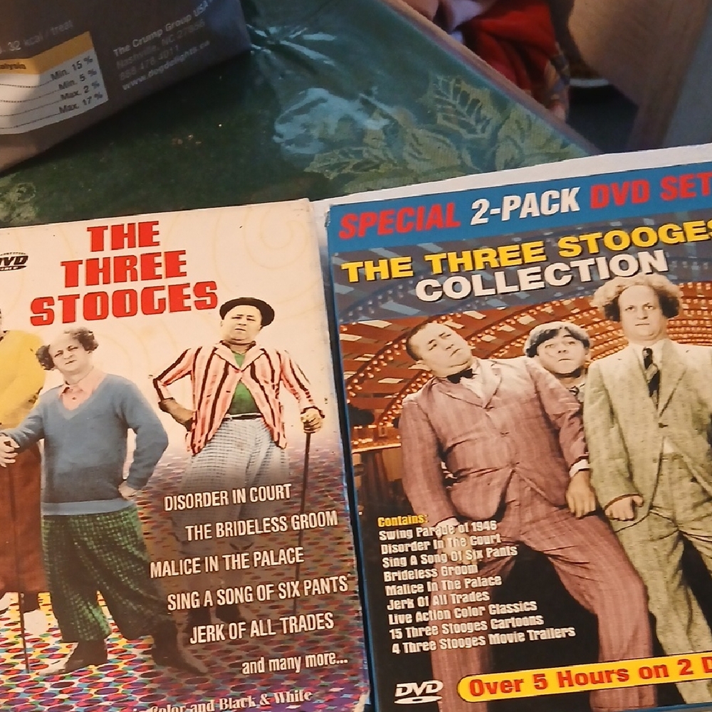 The Three Stooges DVD Collection On 2 Box Sets